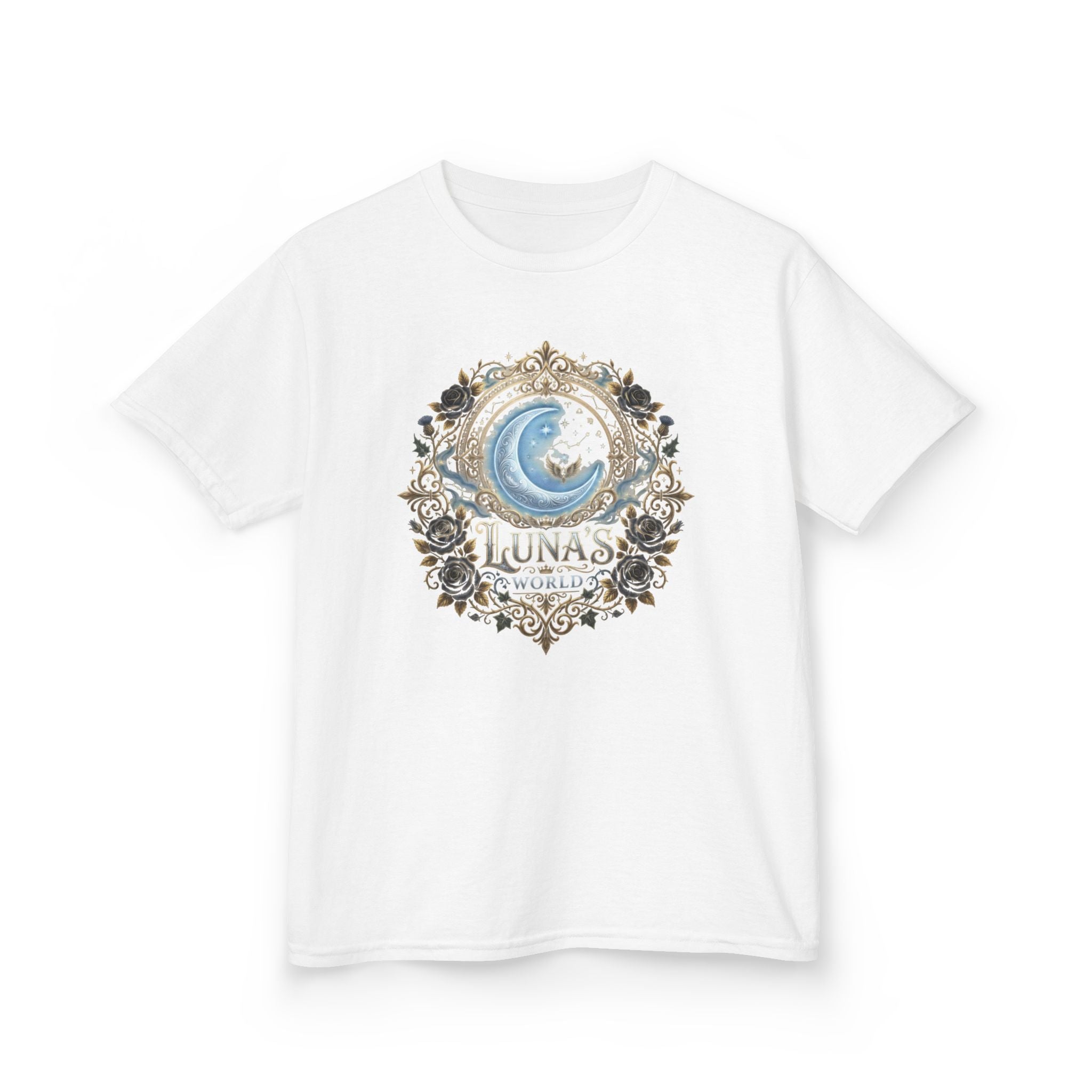 Luna's World Moon & Roses Youth Tee