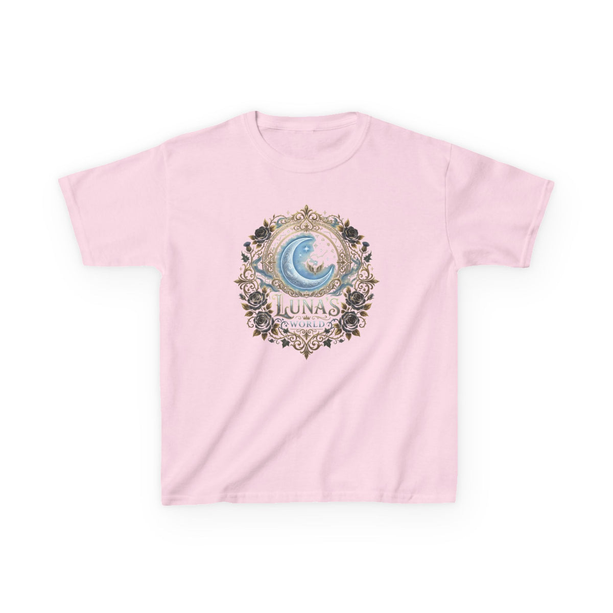Luna's World Moon & Roses Youth Tee