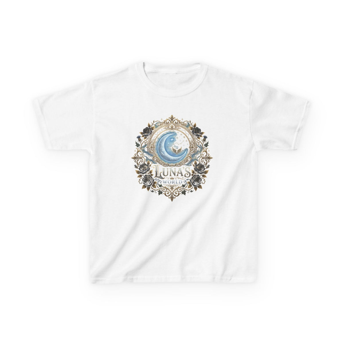 Luna's World Moon & Roses Youth Tee